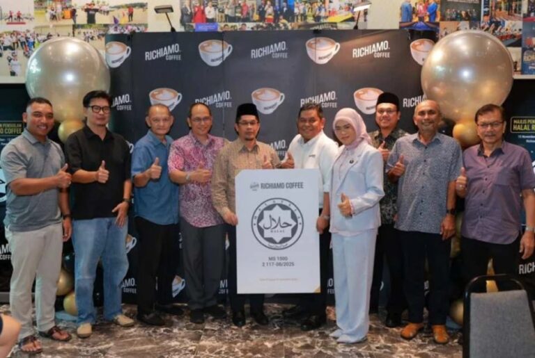 Richiamo Coffee Terima Pensijilan Halal, KukuhReputasi Jenama Tempatan Global
